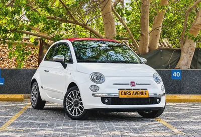 🇮🇹☀️ Fiat 500 Convertible | GCC Specs | Well Maintained-1