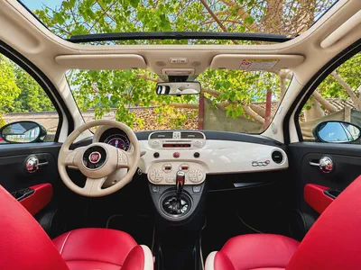 🇮🇹☀️ Fiat 500 Convertible | GCC Specs | Well Maintained-3