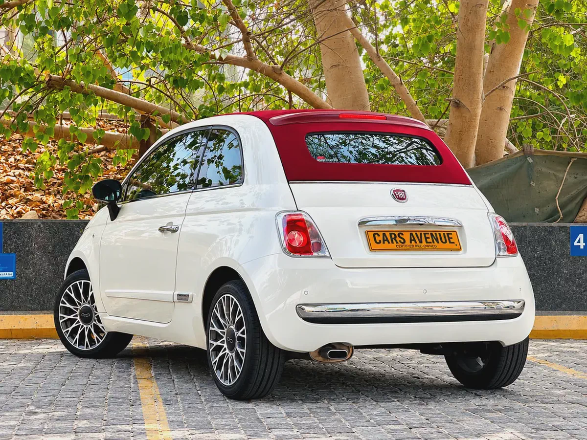 🇮🇹☀️ Fiat 500 Convertible | GCC Specs | Well Maintained-10-10