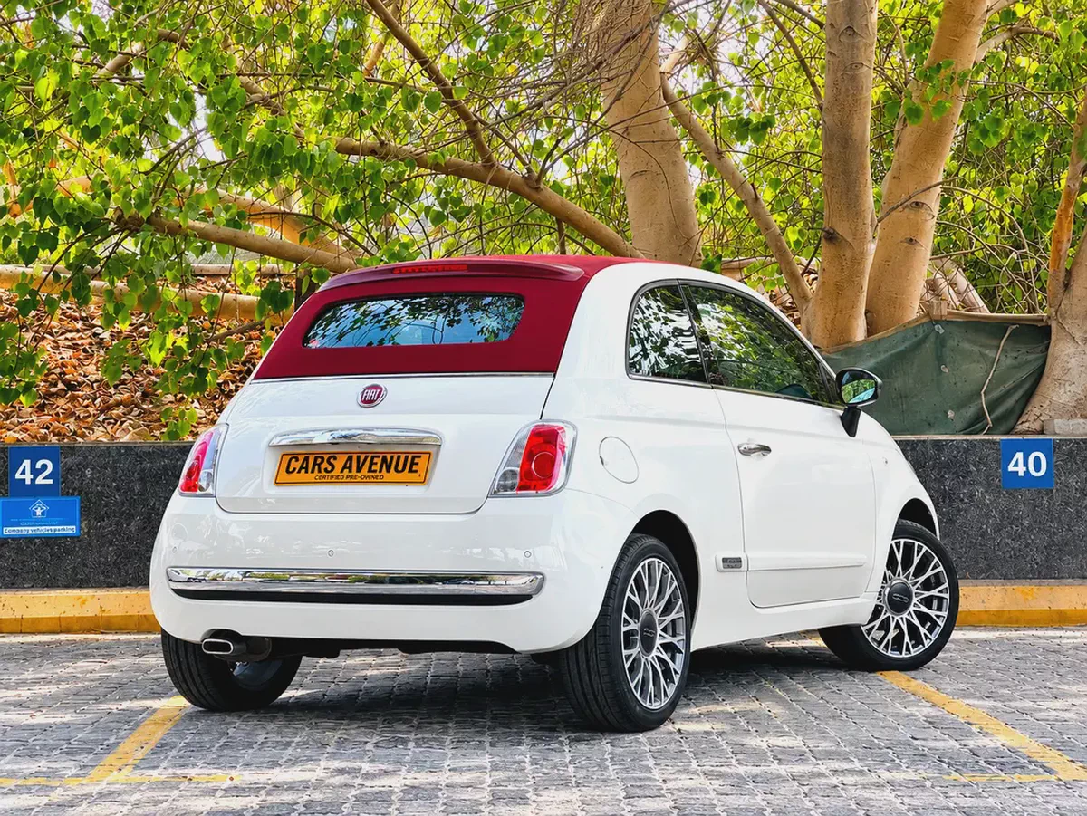 🇮🇹☀️ Fiat 500 Convertible | GCC Specs | Well Maintained-2-2