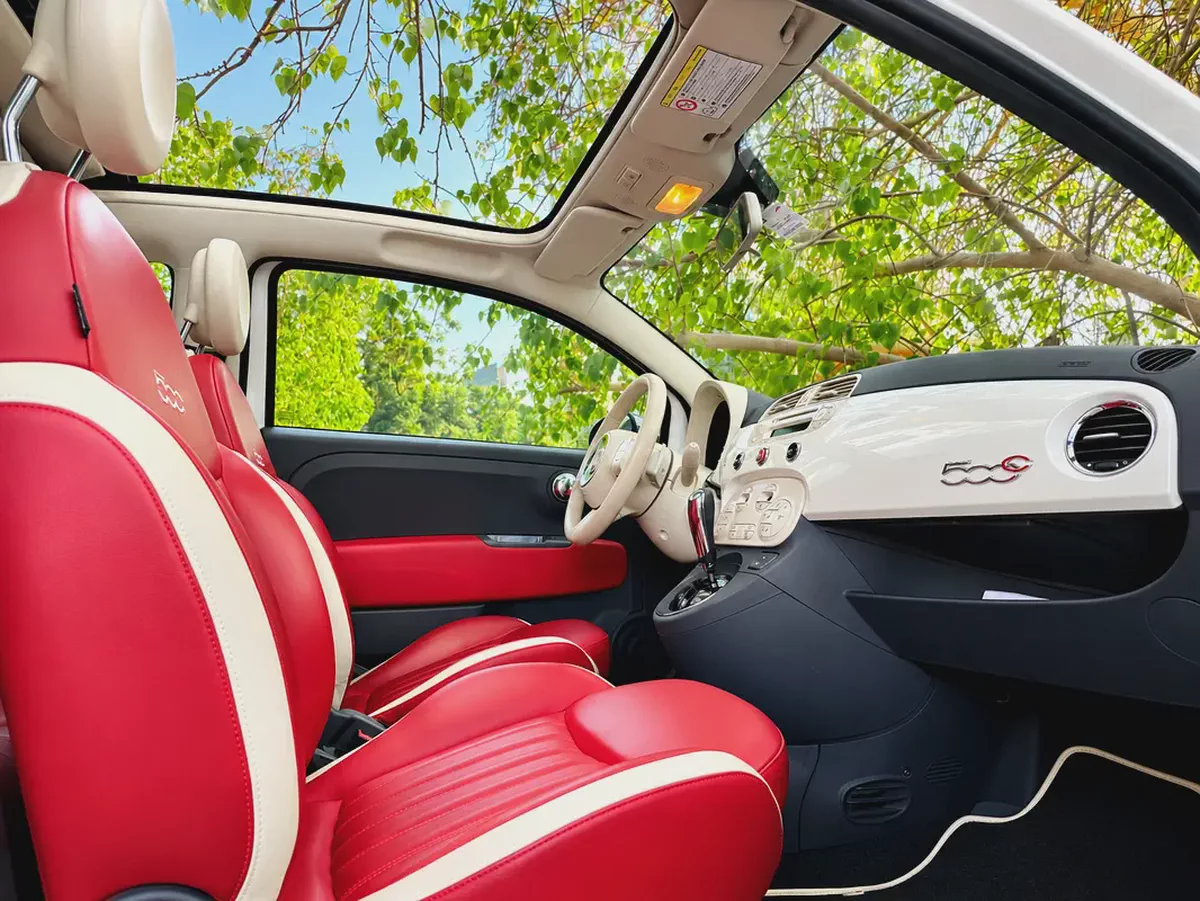 🇮🇹☀️ Fiat 500 Convertible | GCC Specs | Well Maintained-4-4