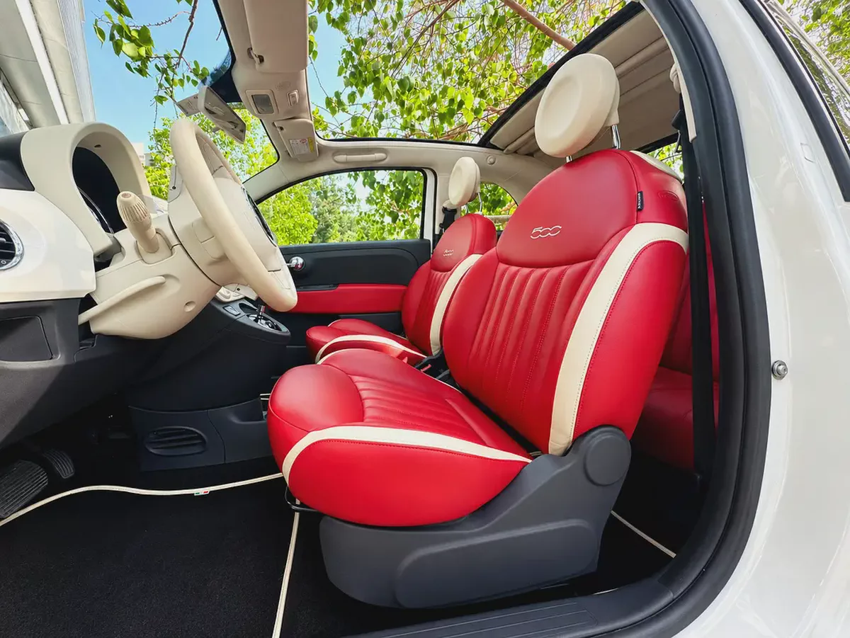 🇮🇹☀️ Fiat 500 Convertible | GCC Specs | Well Maintained-6-6