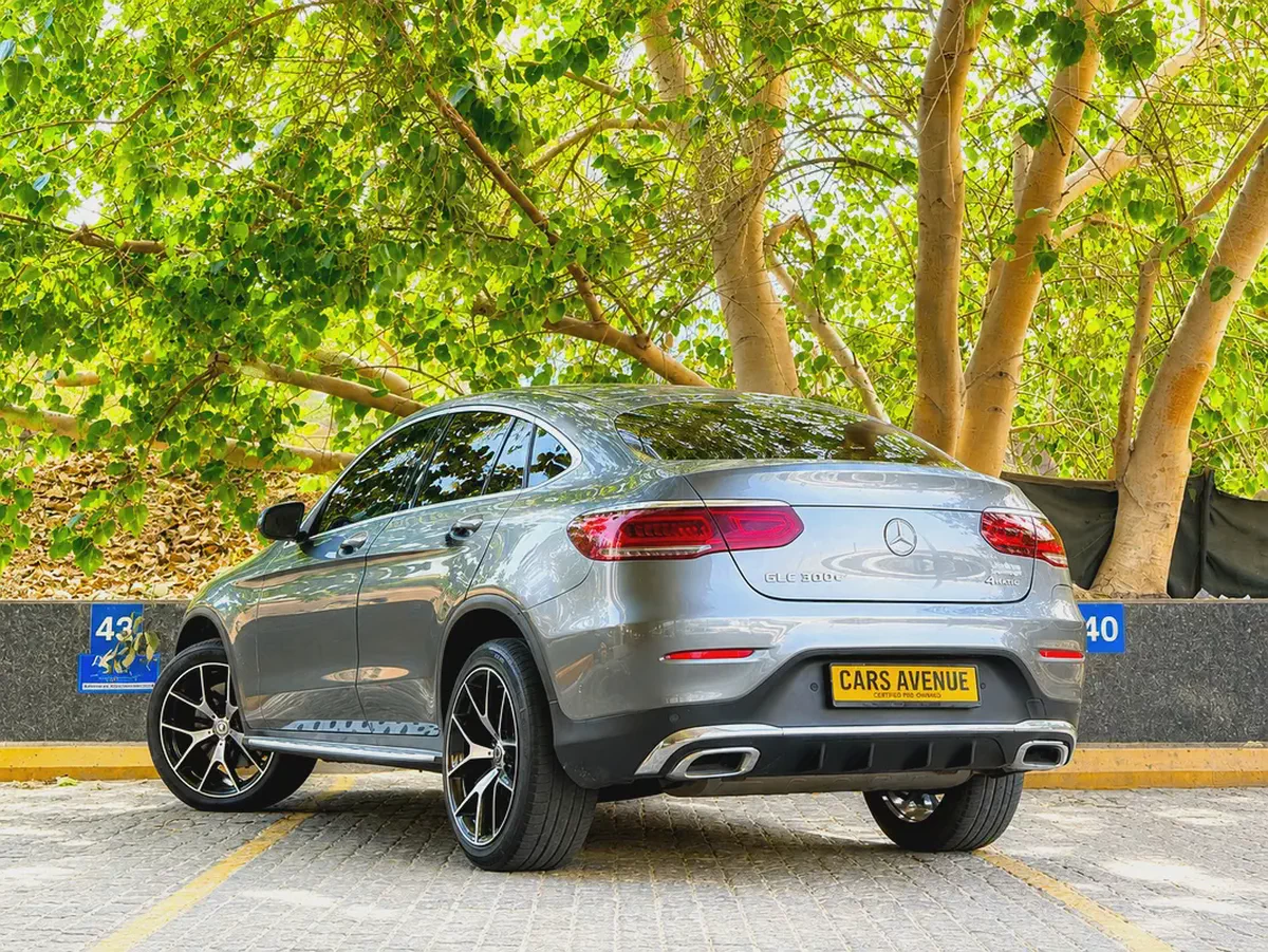 Comes with Warranty | AED 1,680 PM |  Mercedes-Benz GLC300 Coupe 2021-8-8