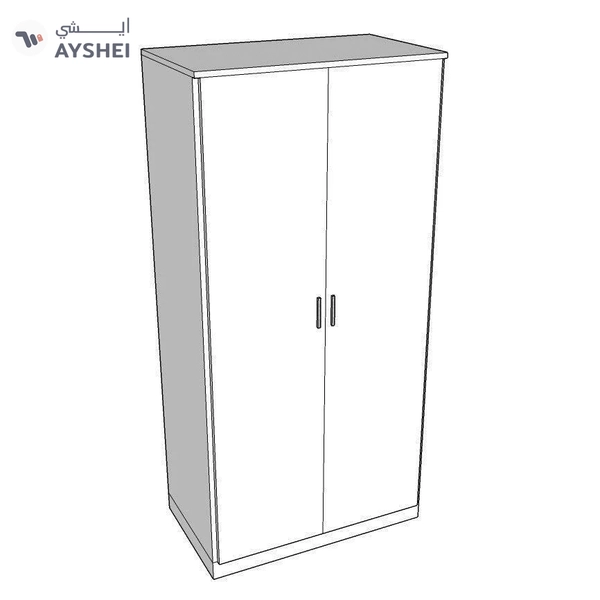 Wardrobe: 2 Door, With customized layout options and Mirror