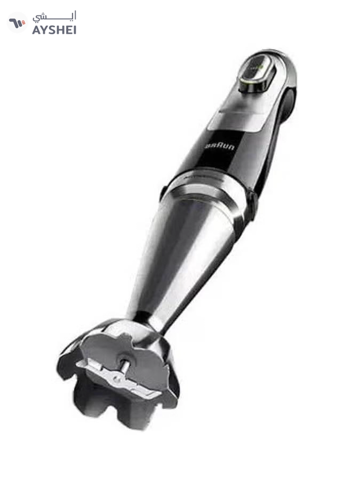 BRAUN hand Blender, Multi quick 9, 2L Food Processor, 600ml Beaker, 500ml Chopper, Whisk, Potato Masher, Stainless Steel Shaft, Splash Control, MQ9187XLI Black-Silver-2-2