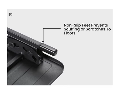 Navodesk Premium Ergonomic Footrest with Tilt Function & Non-Skid Surface (Black)-4
