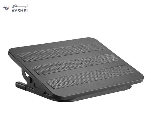 Navodesk Premium Ergonomic Footrest with Tilt Function & Non-Skid Surface (Black)