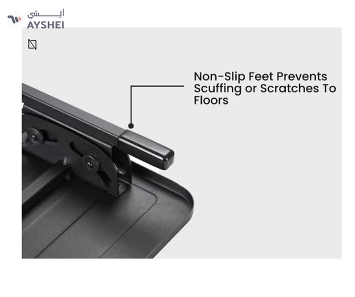 Navodesk Premium Ergonomic Footrest with Tilt Function & Non-Skid Surface (Black)-4-4