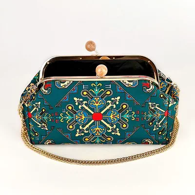 Silk Road - Shaki Fabric Bag L-1