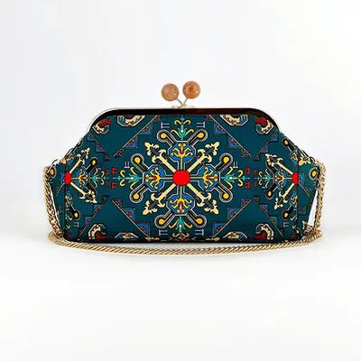 Silk Road - Shaki Fabric Bag L-0