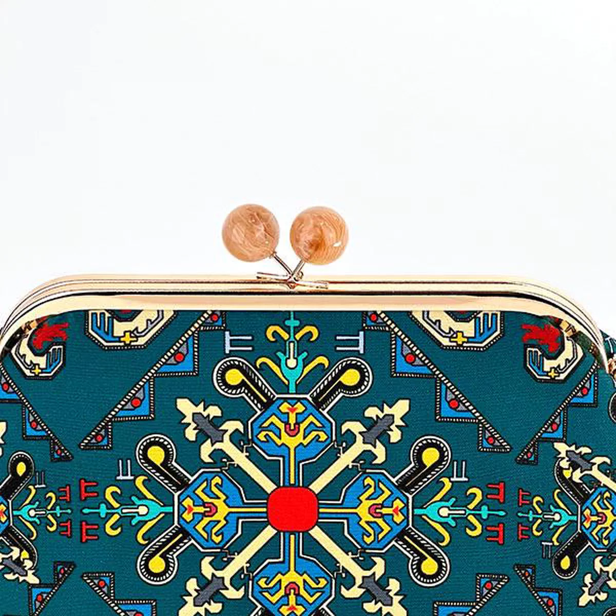 Silk Road - Shaki Fabric Bag L-3-3