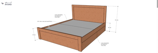 Terra Box Drawer Storage Bed