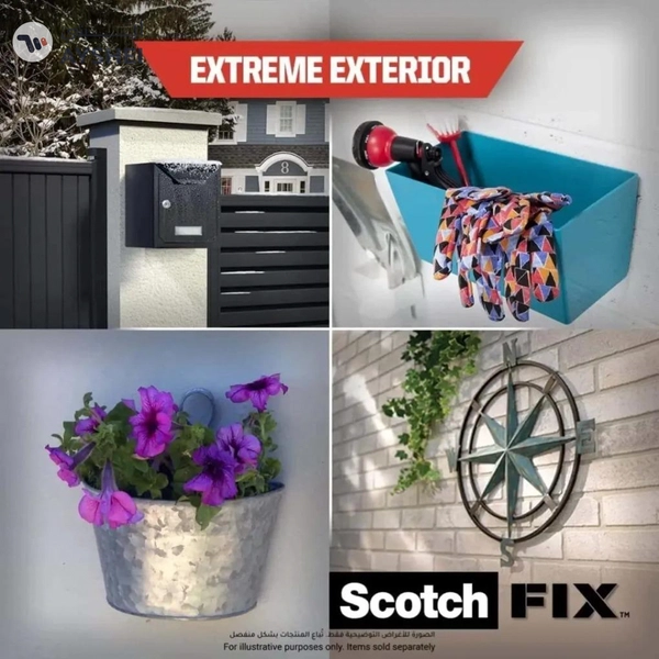 Scotch Fix Double-Face Extreme Exterior Mounting Tape – 19 mm x 1.5 m