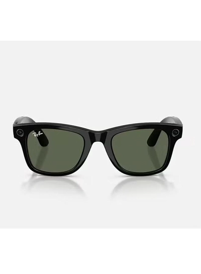 RAY-BAN | META WAYFARER (Gen 2) Frame Shiny Black Lenses G-15 Green Shiny Black-3