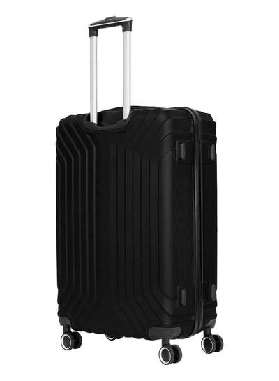 PARAJOHN Winso large Size Lightweight ABS Hardside Spinner Luggage Trolley -28 Inch | Carrying 30KG 4-Wheel Hardshell Suitcase-Black-1
