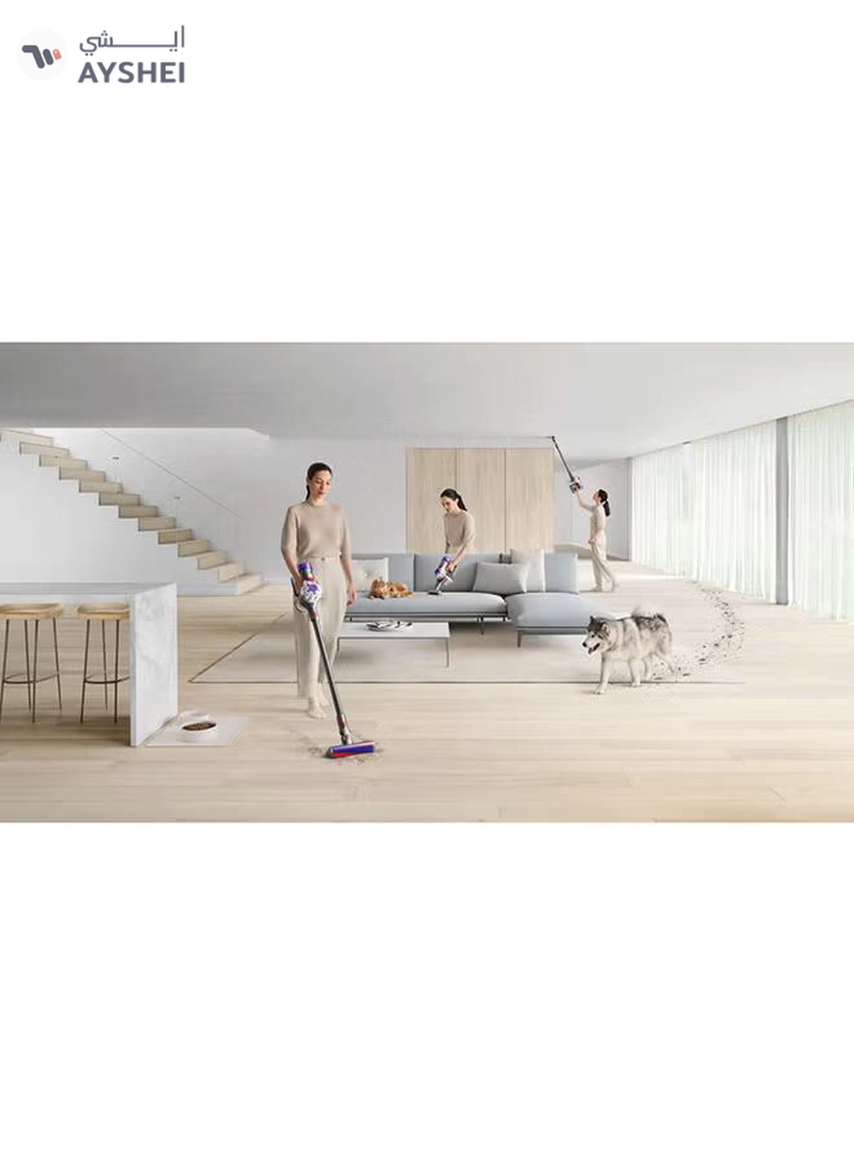 dyson Cordless Vacuum Advanced (Middle East Version) 2.5 kg 425 W Dyson V8 Advanced Multicolor-4-4