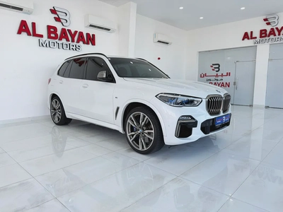 بي ام دبليو اكس 5  ابيض / زعفراني 2022 (خليجي)-13