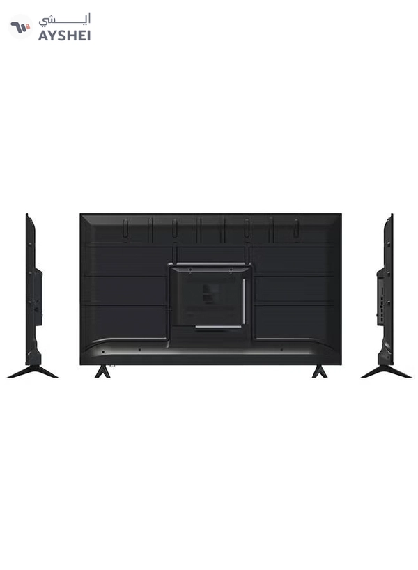JVC 50-Inch Edgeless 4K UHD Smart TV - 2024 New Model With Voice Air Mouse, Bluetooth And Dolby Audio LT-50N7105V Black