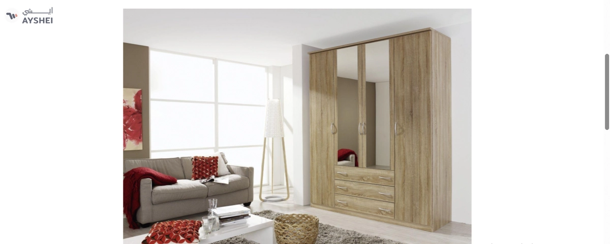 Wardrobe, 4 Door, MDF Custom-2-2