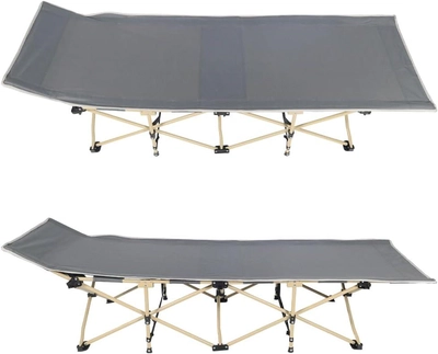 Yatai Decor Camp Bed for Adults, Extra Wide Heavy Duty Foldable Portable Camping-0
