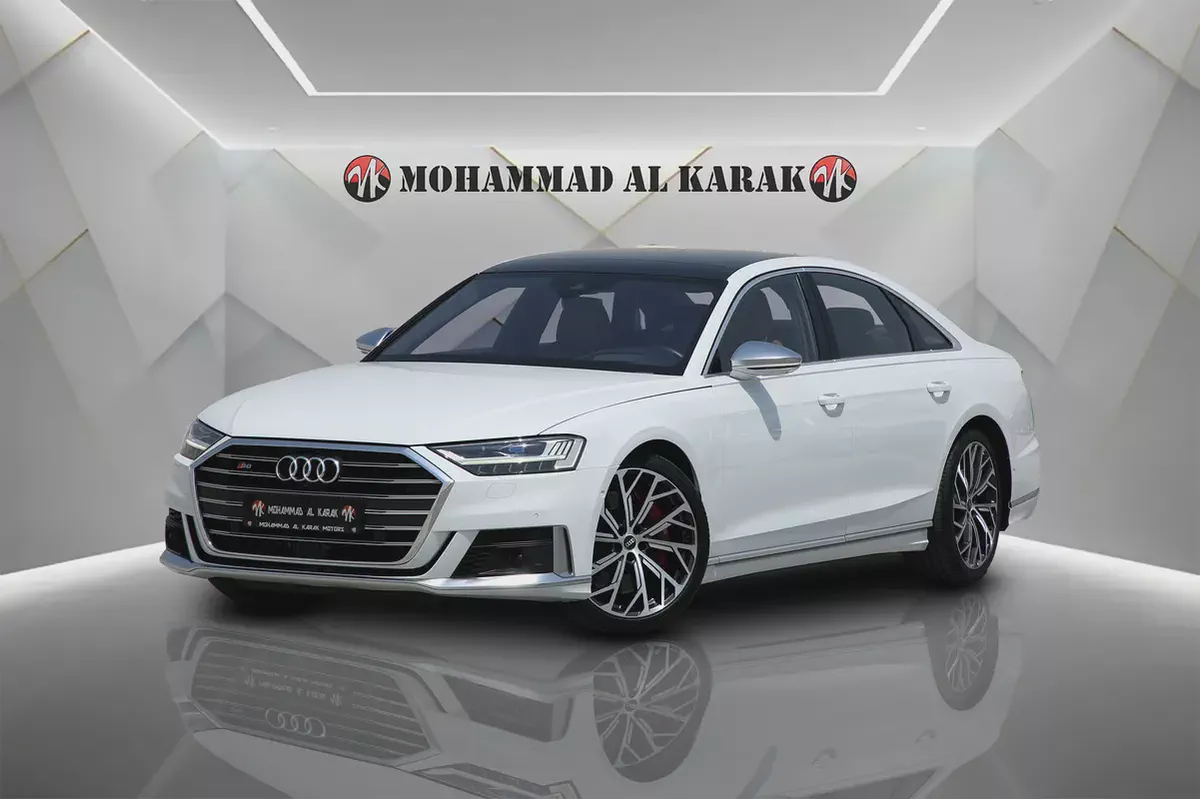 AUDI S8 4.0 TFSI QUATTRO  2021 - GCC - UNDER DEALER WARRANTY - CARBON EDITION - FULLY LOADED-2-2