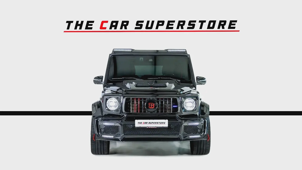 Mercedes Benz G63 AMG-Brabus 900 Rocket Kit-Masterpiece Interior Black With Red Accents-Full Carbon-2-2