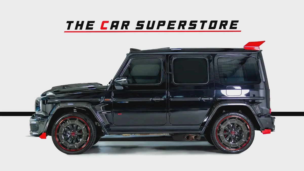 Mercedes Benz G63 AMG-Brabus 900 Rocket Kit-Masterpiece Interior Black With Red Accents-Full Carbon-4-4