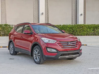 Hyundai Santa Fe 2016 GCC Mint Condition With Beige Interior Super 7 Seater Family SUV-2