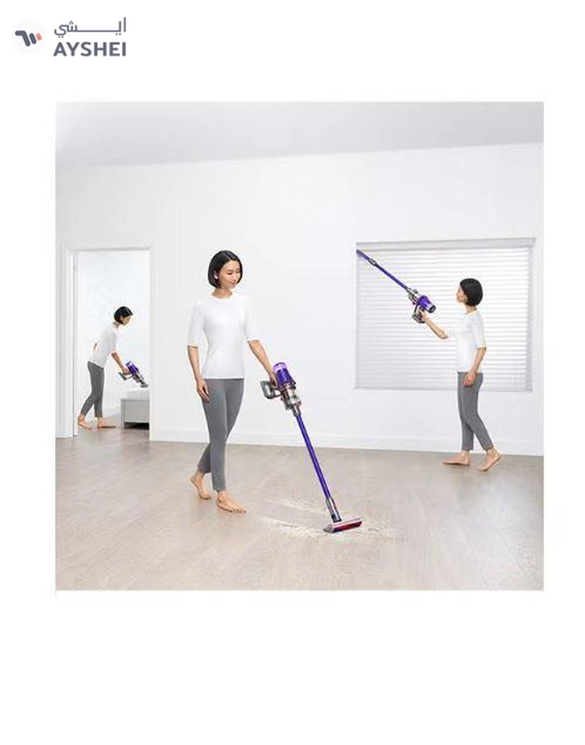 Dyson Cordless Vacuum Cleaner with suction 100AW 0.3 L 380 W Digital Slim Gold-3-3