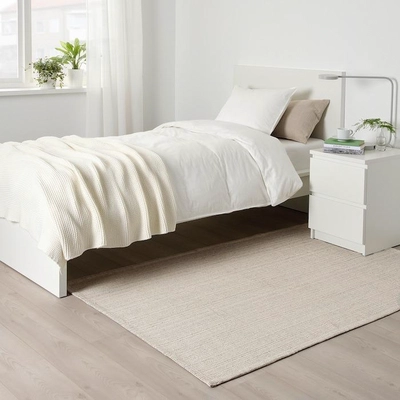 IKEA TIPHEDE Rug, Flatwoven, Natural/Black, 120x180 cm-2