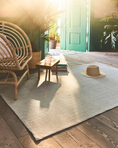 IKEA TIPHEDE Rug, Flatwoven, Natural/Black, 120x180 cm-3