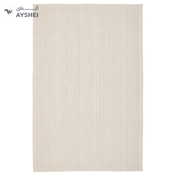 IKEA TIPHEDE Rug, Flatwoven, Natural/Black, 120x180 cm