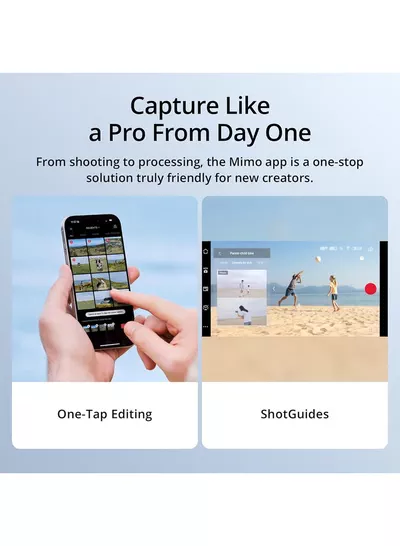 dji Osmo Mobile 7 Gimbal Stabilizer for iPhone, Android, Built-in Tripod, Ultra-Light, Comfortable Grip, 3-Axis Phone Gimbal, ActiveTrack 7.0, ShotGuides, One-Tap Edit, 10hrs Use, Phone Charging Grey-6