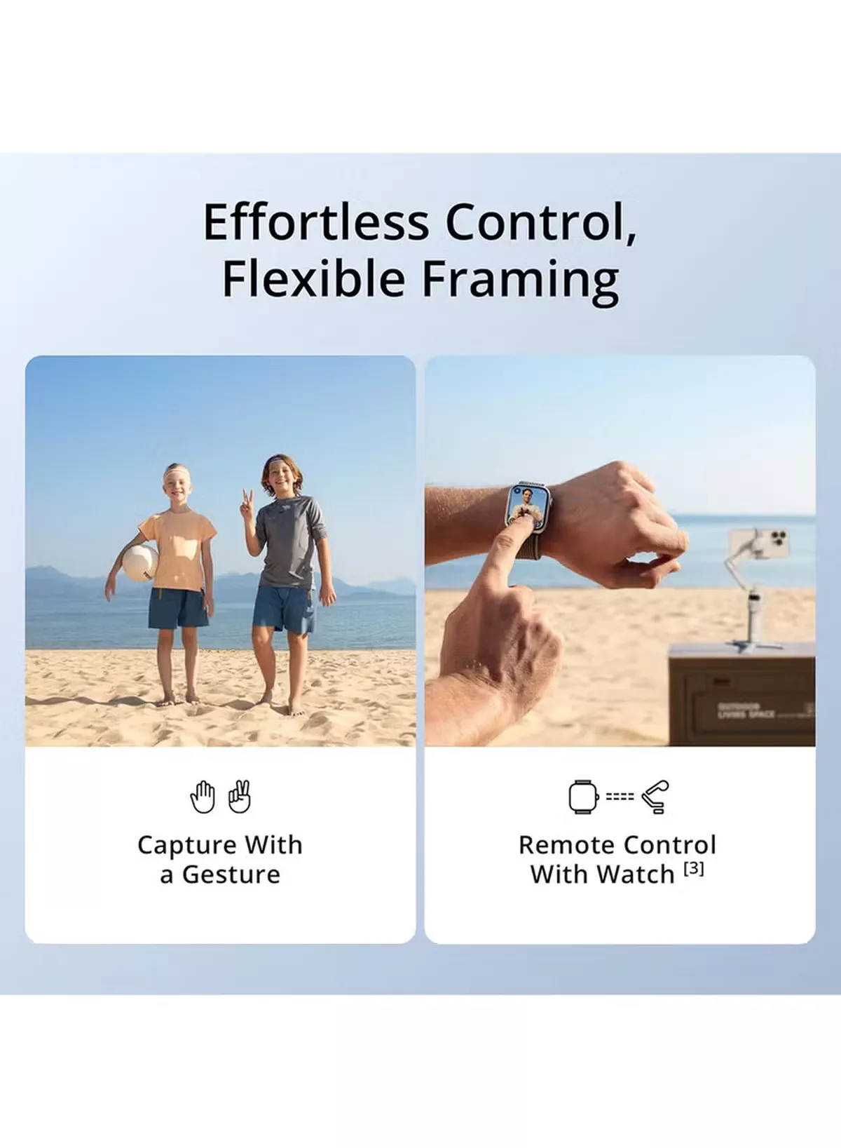 dji Osmo Mobile 7 Gimbal Stabilizer for iPhone, Android, Built-in Tripod, Ultra-Light, Comfortable Grip, 3-Axis Phone Gimbal, ActiveTrack 7.0, ShotGuides, One-Tap Edit, 10hrs Use, Phone Charging Grey-5-5