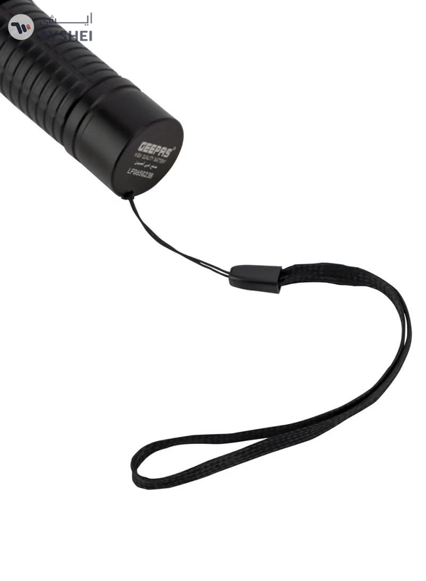 GEEPAS Pocket Size Rechargeable Led Flashlight 20 W| Type C Charging, Waterproof IPX5 |Aircraft Aluminum Body, 4000 mAH High Capacity Lithium Battery | GFL51065