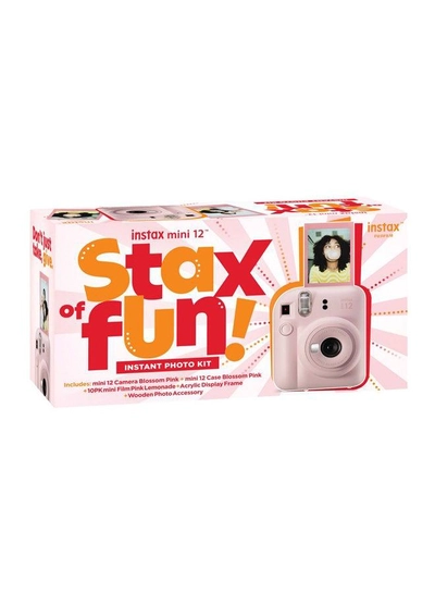 Fujifilm Instax Mini12 Instant Camera Kit (Blossom Pink) Mini12 Camera case Pink-5