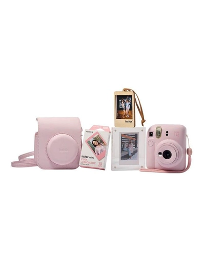 Fujifilm Instax Mini12 Instant Camera Kit (Blossom Pink) Mini12 Camera case Pink-2