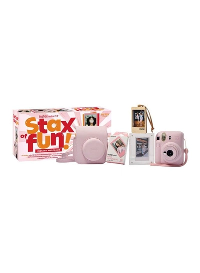 Fujifilm Instax Mini12 Instant Camera Kit (Blossom Pink) Mini12 Camera case Pink-0