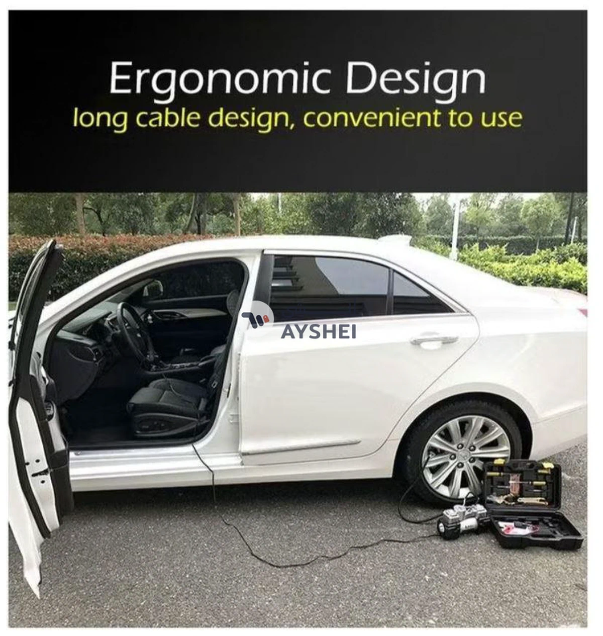 Camel Portable Air Compressor Car Tyre Inflator Kit-3-3