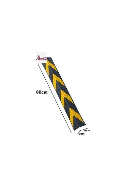 ABBASALI Car Parking Protector Garage and Warehouse Columns Wall Warning Rubber Corner Guard-1