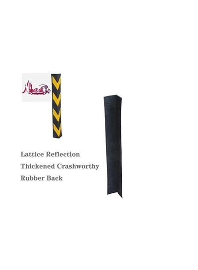 ABBASALI Car Parking Protector Garage and Warehouse Columns Wall Warning Rubber Corner Guard-2