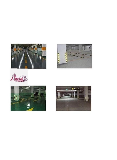 ABBASALI Car Parking Protector Garage and Warehouse Columns Wall Warning Rubber Corner Guard-3