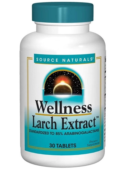 Source Naturals Wellness Larch Extract 1000 Mg 30 Tablets-0