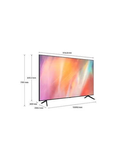 Samsung 50-Inch Crystal UHD Crystal Processor 4K Flat Smart TV UA50AU7000UXEG Titan Grey-2