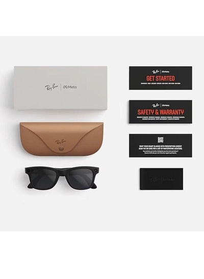 Meta Ray-Ban | Meta Wayfarer Large (Gen 2) - Frame Shiny Black lenses - Clear / Graphite Green Transitions-1