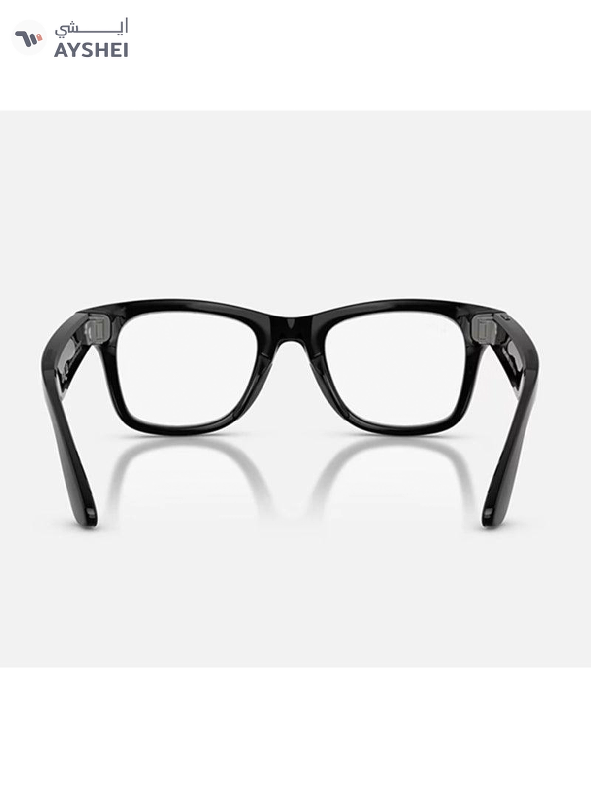 Meta Ray-Ban | Meta Wayfarer Large (Gen 2) - Frame Shiny Black lenses - Clear / Graphite Green Transitions-2-2