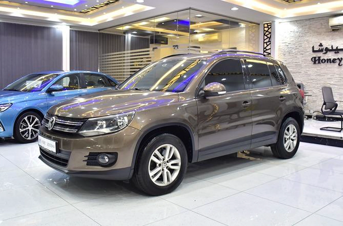 Volkswagen Tiguan ( 2015 Model ) in Brown Color GCC Specs-1-1