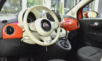 AED 892 EMi at 0% DP | Fiat 500 Dolcevita ( 2024 Model ) in Orange Color GCC Specs-10