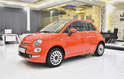 AED 892 EMi at 0% DP | Fiat 500 Dolcevita ( 2024 Model ) in Orange Color GCC Specs-1