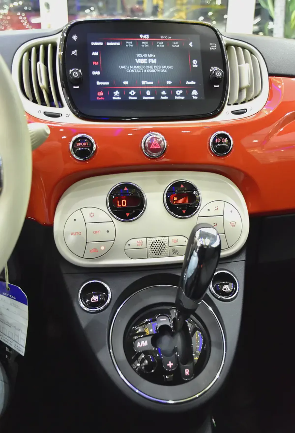 AED 892 EMi at 0% DP | Fiat 500 Dolcevita ( 2024 Model ) in Orange Color GCC Specs-12-12